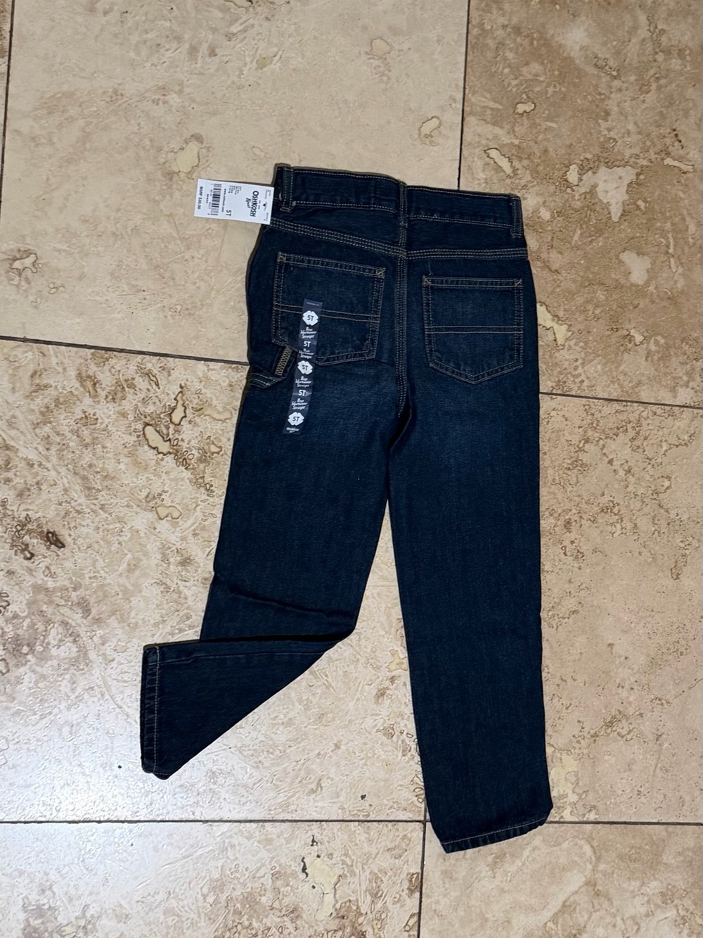 OshKosh B'gosh Dark Blue Kids' Straight Leg Jeans